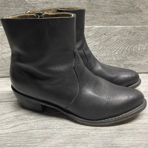 Durango Mens Leather Side Zip Western Boot Size 10.5 D - Picture 2 of 11